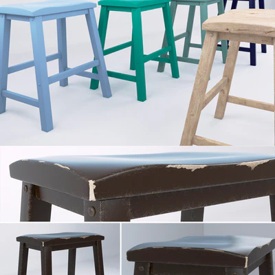 Barstool Verona Home Calera Saddle — View 1