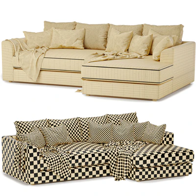 Jessie Facing Chaise Sofa — Ver 3