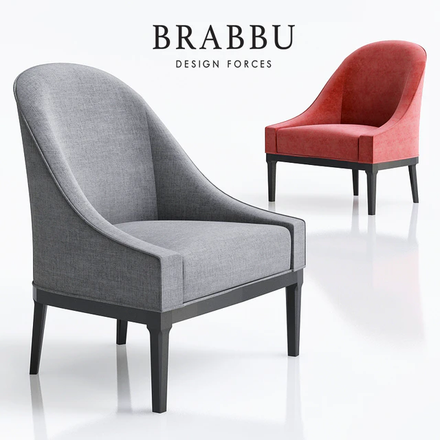Armchair Mid Century by Brabbu — Скачать