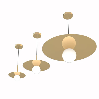 Pablo designs 12 inch rose gold bola pendant — Ver 2