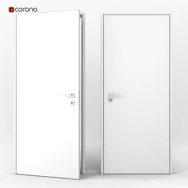 Flush-mounted interior door — Descargar