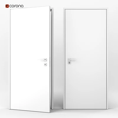 Flush-mounted interior door — Ver 3