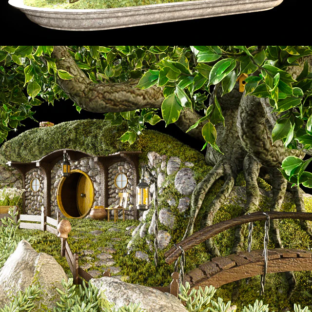 Bonsai in the style of the Hobbit — Descargar
