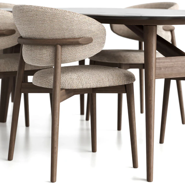 Oleandro chair and Abrey table by Calligaris — Descargar