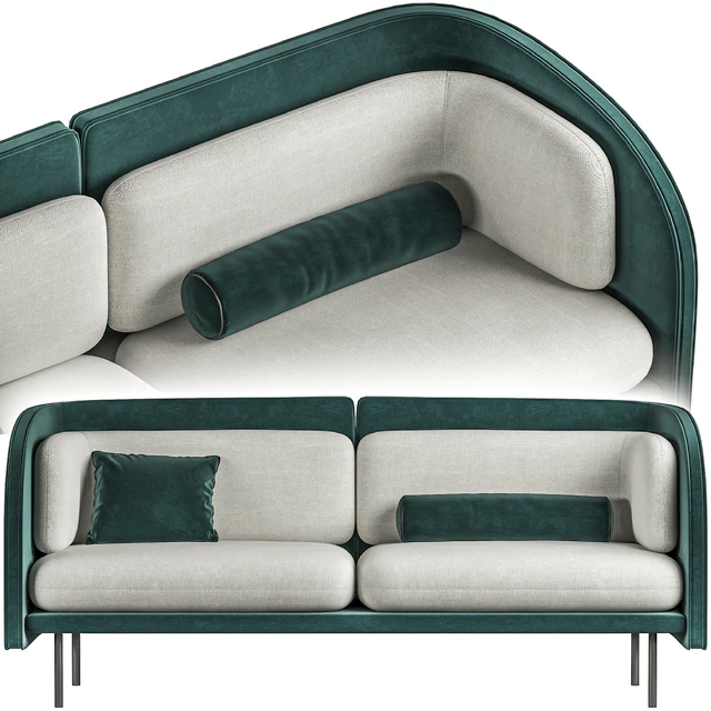 Green minimalimal sofa — Descargar
