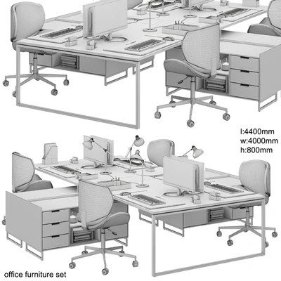 office furniture set 02 — Ver 2