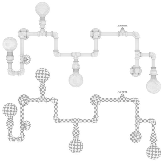 Бра в форме трубы — Скачать