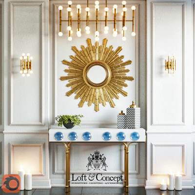 Console and mirror Set — Вид 1