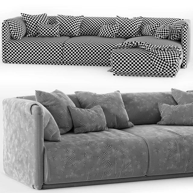 Corner sofa Twin Set — Descargar