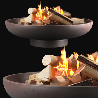 CB2 Form Cement Fire Pit — Ver 1