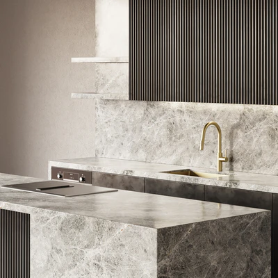Modern style kitchen with island Kitchen 09 — Ver 4