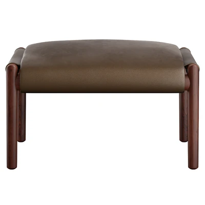Leather footstool by Poltrona Frau — Вид 2