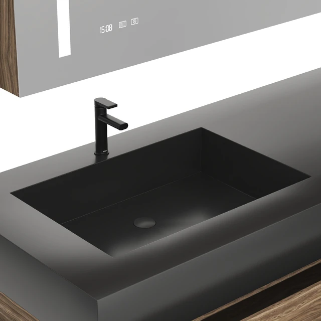 High QLO Bathroom Vanity with Sink — Descargar