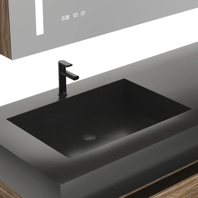 High QLO Bathroom Vanity with Sink — Ver 2