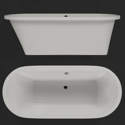 Bathtub Villeroy &amp; Boch Subway, mixer Villeroy &amp; Boch Cult — Ver 2