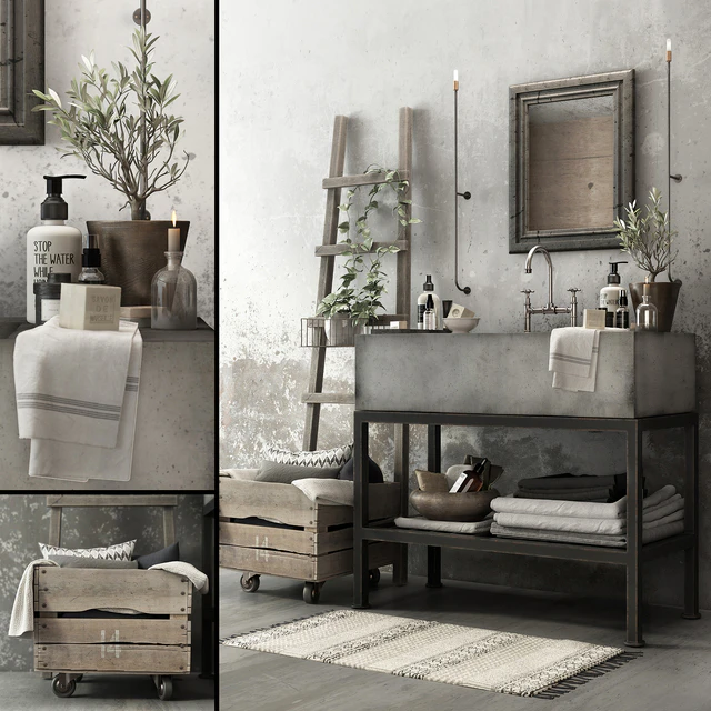 BATHROOM SET / DECOR / 1 — Скачать