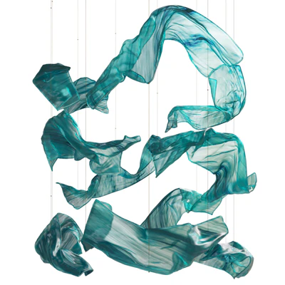 Hanging glass installation — download