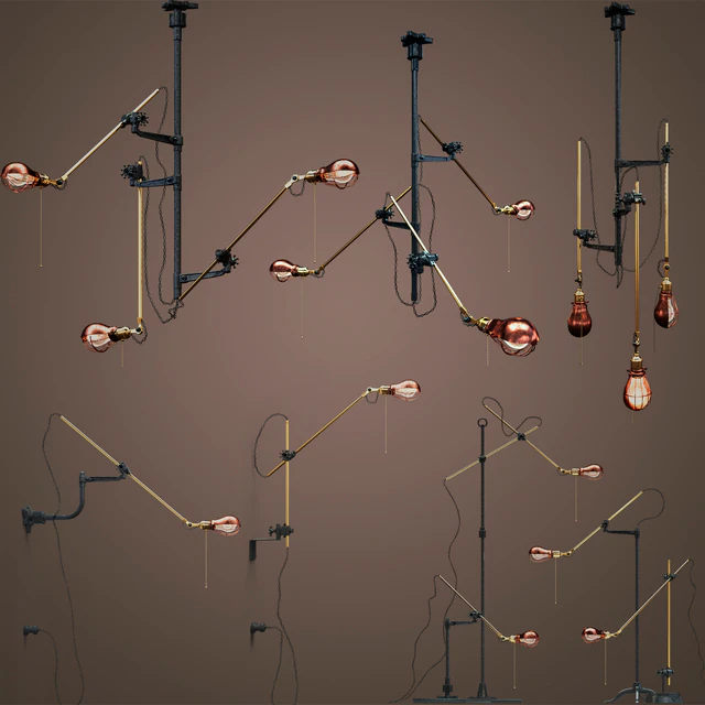 Goldenshell set (9 items) of industrial steampunk extension — Descargar
