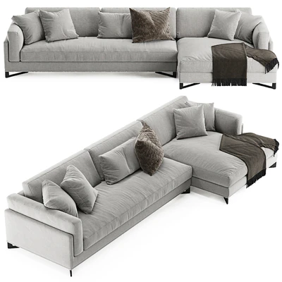 DAVIS IN L sofa by Frigerio Salotti — Ver 2