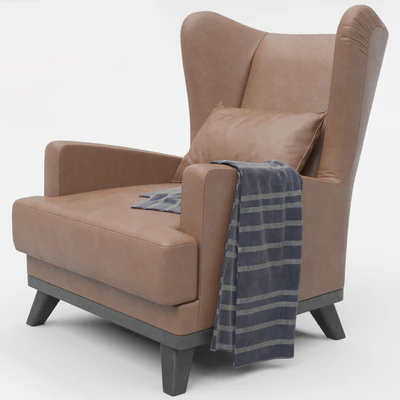 Hoff ludwig armchair brown — Ver 1