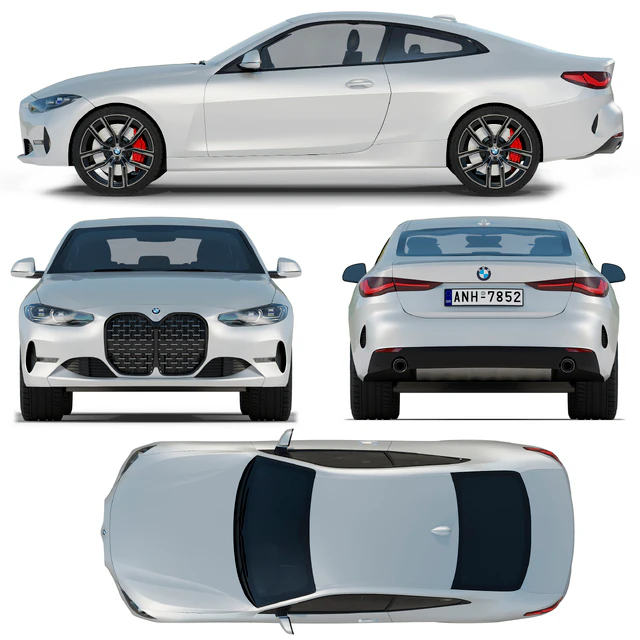 BMW 4 Series G22 2020 — Descargar