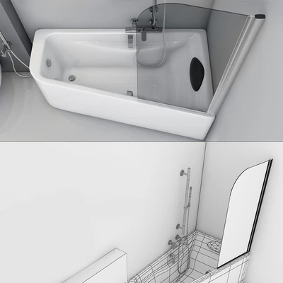 Jacob Delafon. Bath Odeon Up, toilet and bidet Presquile — Ver 2