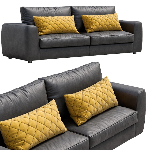 Leather sofa Alameda9  1 — Скачать