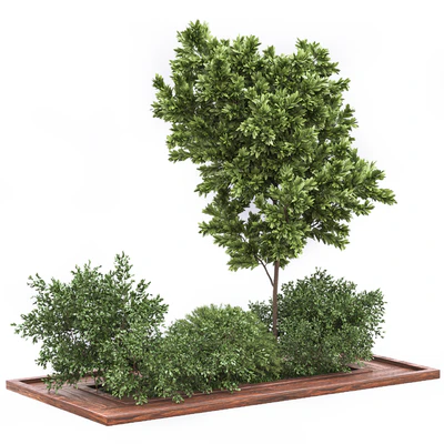Garden set bush and Tree Set01 — Ver 1