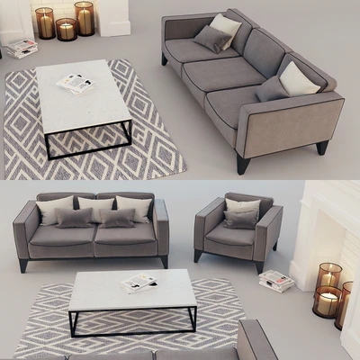 Set of sofas Fabio — Ver 2