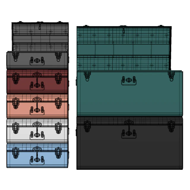 Set of metal chests, Denise — Descargar