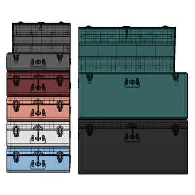 Set of metal chests, Denise — Ver 2