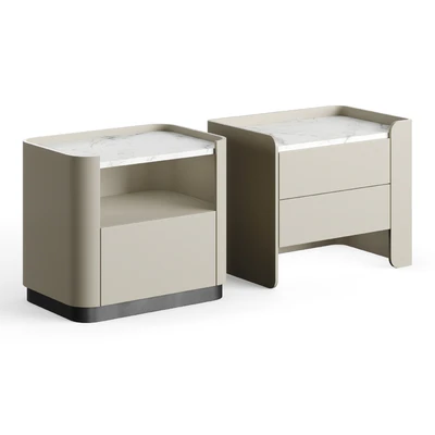 Echo Wood Bedside Table Lux Lucia Casa — Ver 4