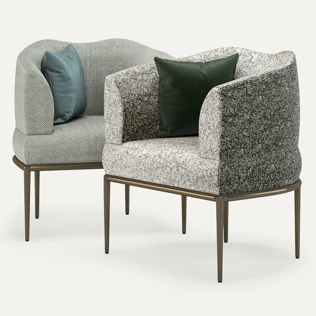 Rubelli Clinton Chair — Скачать