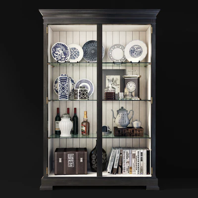 Eclipse wardrobe / showcase. Display Cabinet / showcase bu Birkhouse — Ver 2