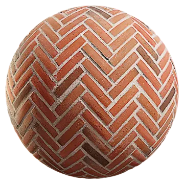 herringbone brick facade 001 — Скачать