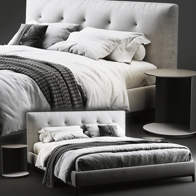 Minotti andersen quilt bed — Ver 2