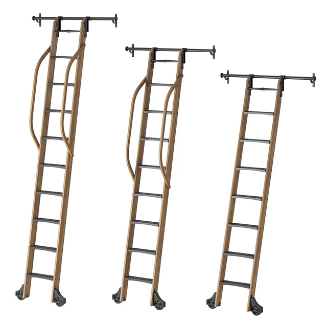 Custom Service Hardware Sliding Hook Library Ladder — Descargar