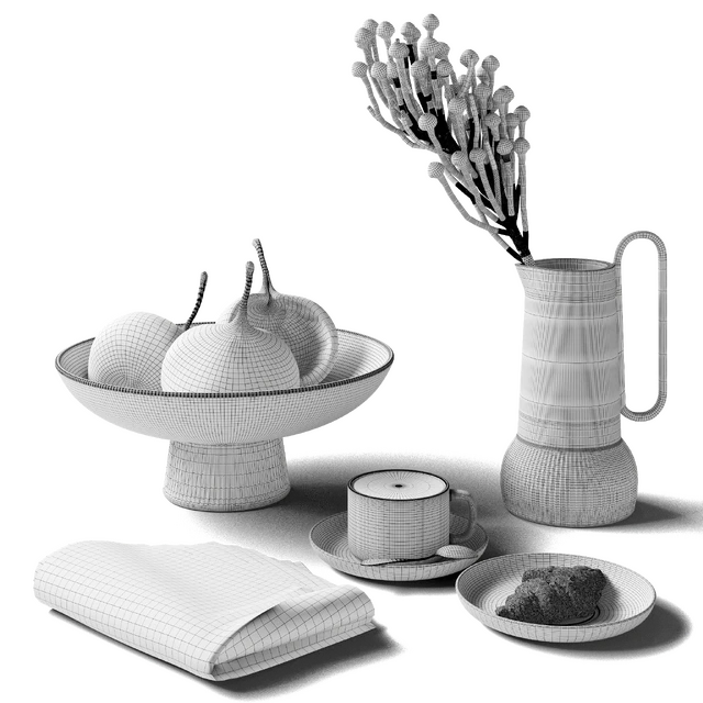 Decorative set 77 Coffee and newspaper — Descargar