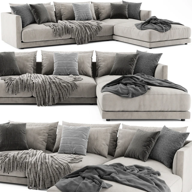 Poliform Bristol with Ottoman — Скачать