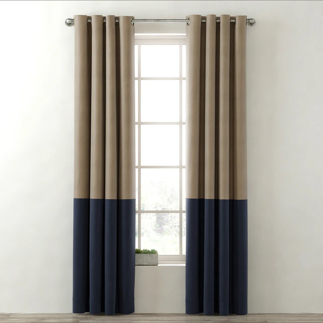 RH/ COLORBLOCK COTTON CANVAS DRAPERY PANEL — Скачать