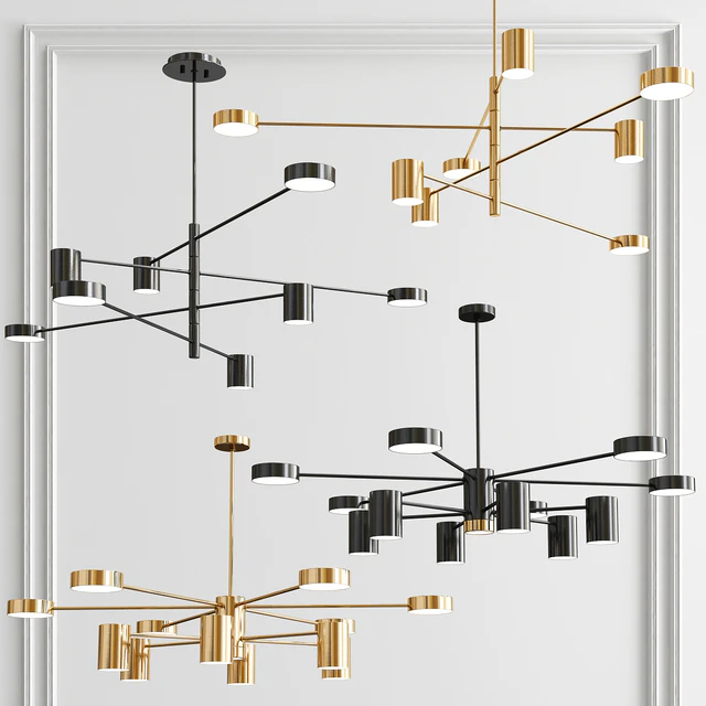 Sputnik Ambient 8 & 12 Lights Chandelier — Скачать