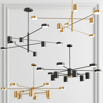 Sputnik Ambient 8 & 12 Lights Chandelier — Вид 1