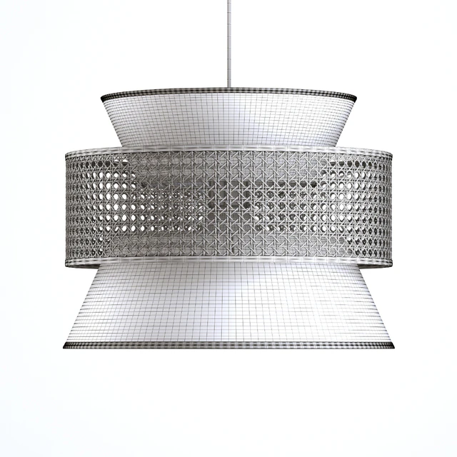 Wicker lampshade for DOLKIE chandelier — Descargar
