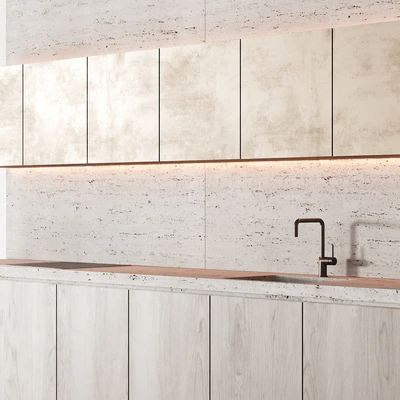 190 modern kitchen 10 japandi wood bronze travertine 00 — Ver 2
