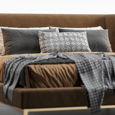 Poliform Gentleman Bed — Ver 3