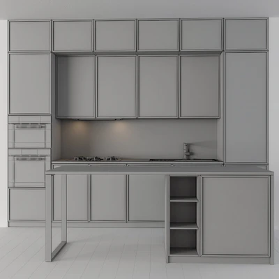 Kitchen Modern - Cream and Black 26 — Ver 2