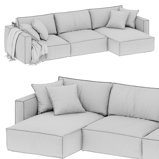 Диван Эби -2 угловой | Corner Loft sofa — Скачать
