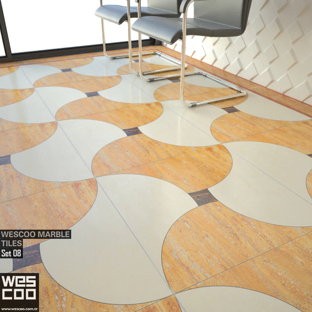 WESCOO Marble Tiles WATERJET DECORS, ACCESSORIES Set 08 — Descargar