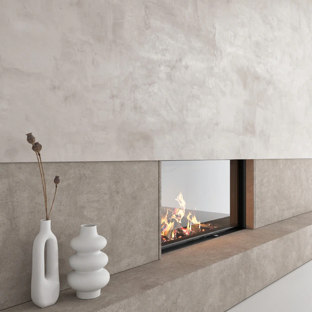 Decorative wall with fireplace set 27 — Descargar