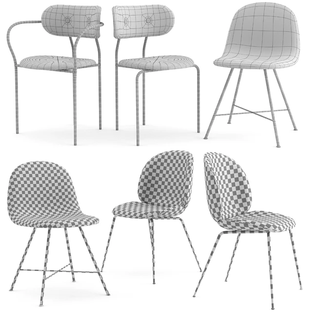 GUBI Dining Chairs Collection — Скачать